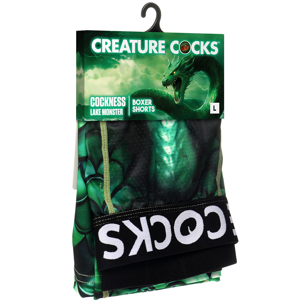 Creature Cocks Cockness Lake Monster Boxer Shorts Novelties 'n Parties > Lingerie - Tophatter Daily Deals