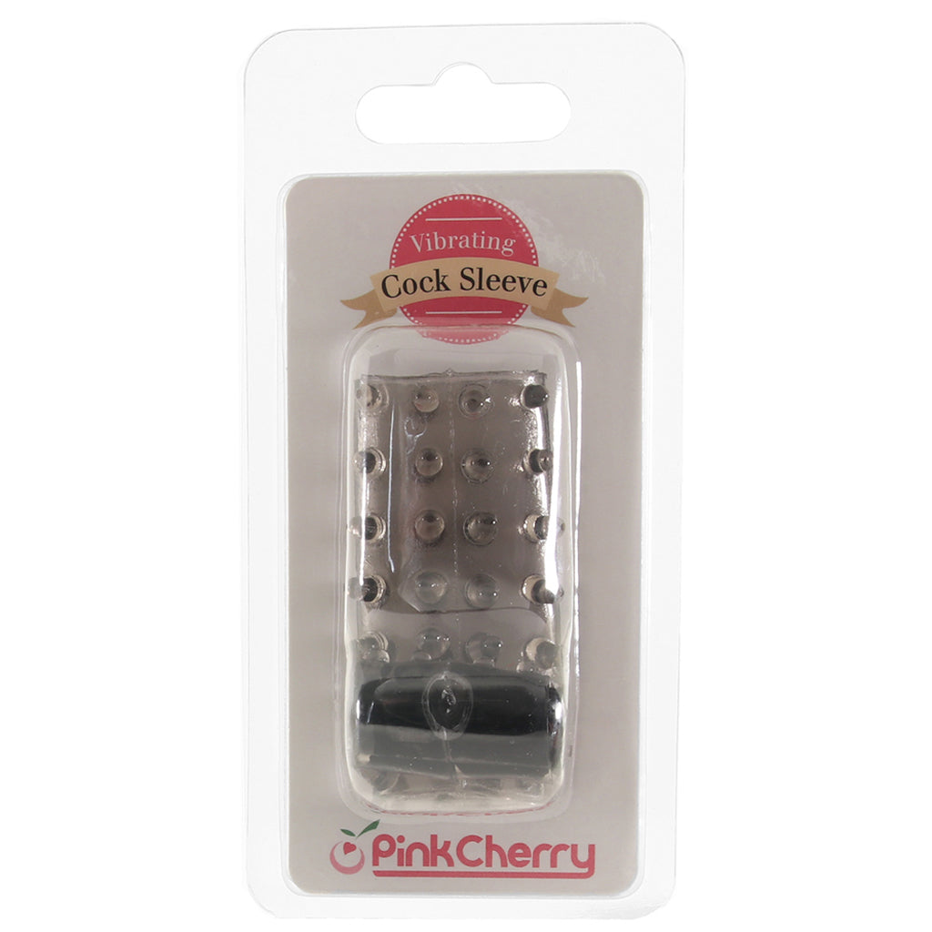 PinkCherry Vibrating Cock Sleeve in Smoke - Tophatter's Adult Products Cock Rings - Tophatter Daily Deals