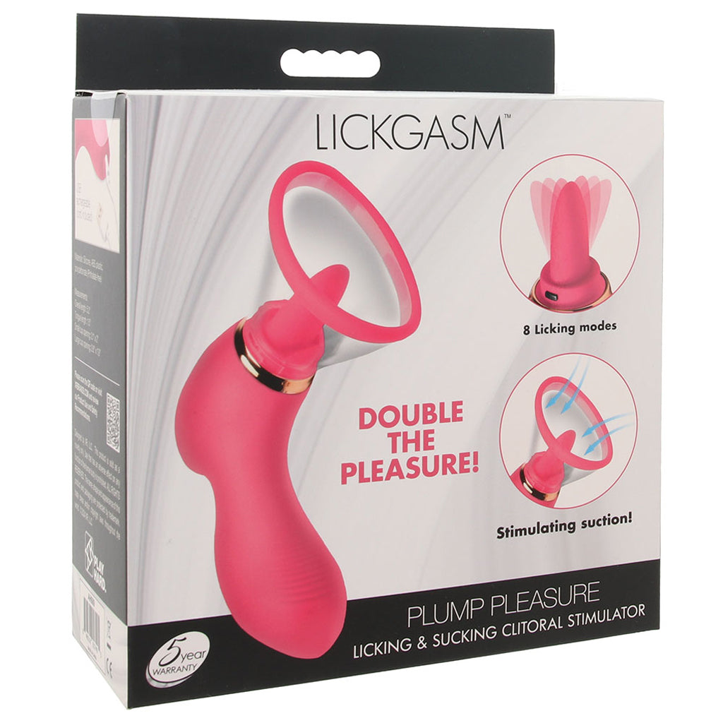 Lickgasm Plump Pleasure Clitoral Stimulator - Tophatter's Adult Sex Toys Online Vibrators > Clitoral Stimulators - Tophatter Daily Deals
