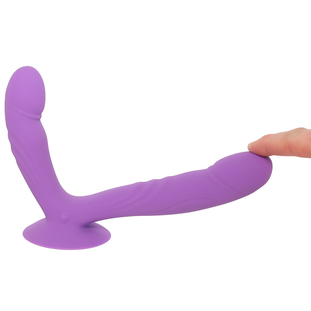 Inya Duet Vibrating Double Dildo in Purple Vibrators > Double Penetration - Tophatter Daily Deals