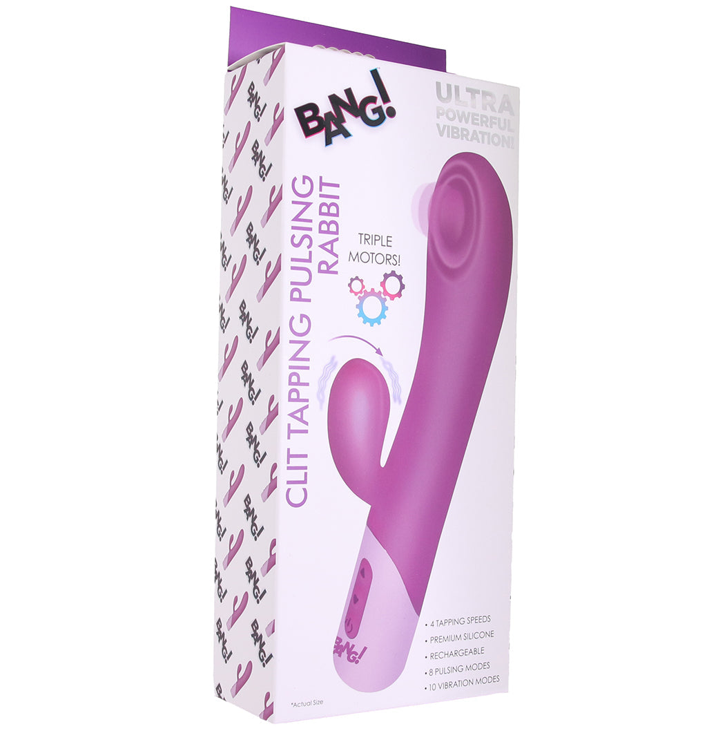 Bang! Clit Tapping Pulsing Rabbit Vibe Vibrators > Rabbit Vibrators - Tophatter Daily Deals