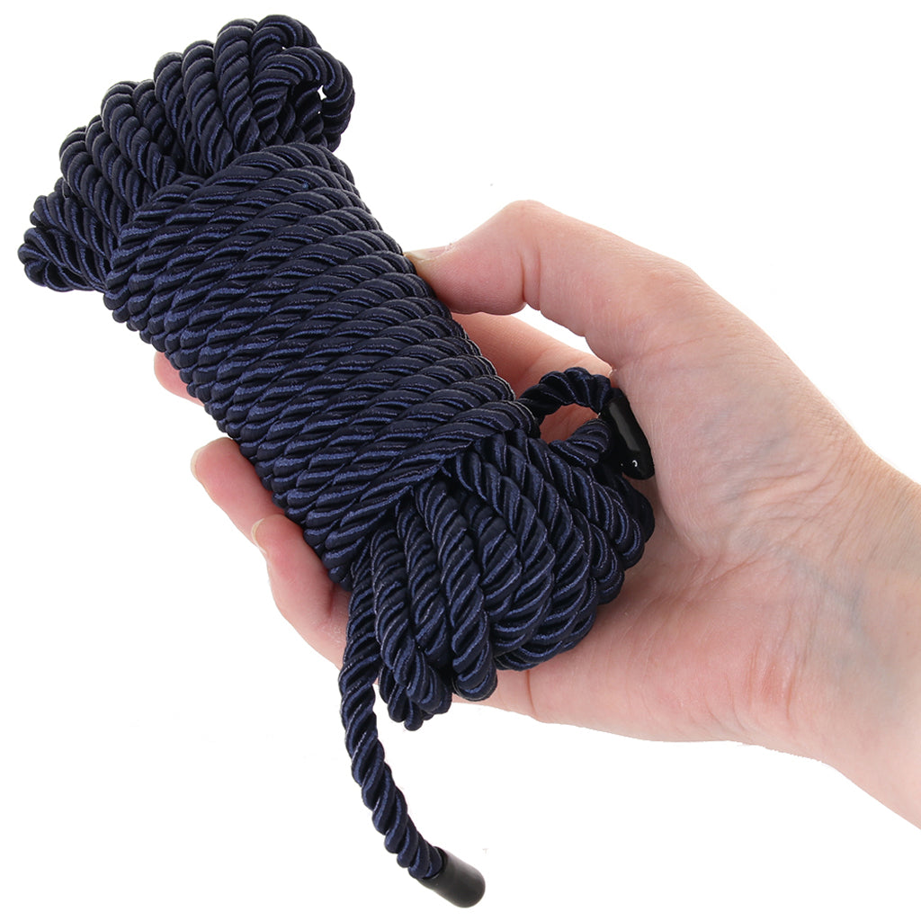 Bondage Couture Satin Rope in Blue Bondage and Fetish > Restraints - Tophatter Daily Deals