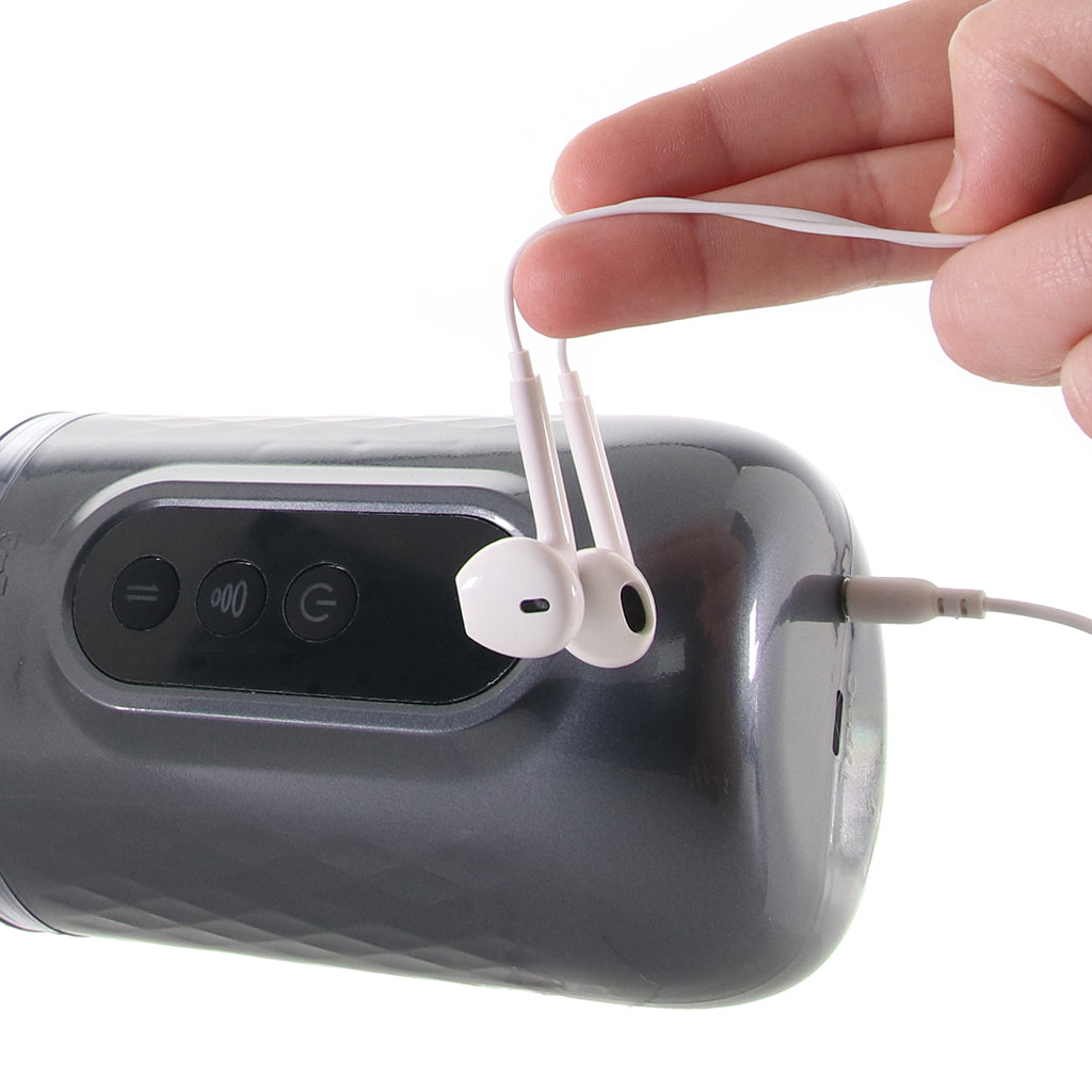 Pumped Vortex Auto Stroker in Gunmetal Male Masturbators > Auto Strokers - Tophatter Daily Deals