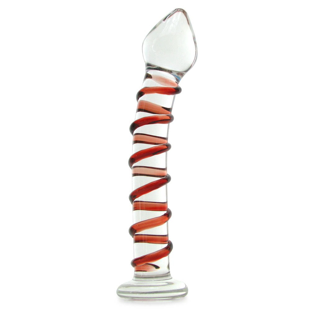 gläs Mr. Swirly Glass Dildo Dildo Sex Toys > G-Spot Dildos - Tophatter Daily Deals