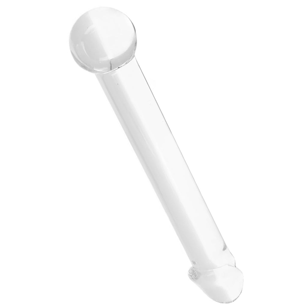gläs 7 Inch Realistic Head Glass Dildo Dildo Sex Toys > Pyrex Glass Dildos - Tophatter Daily Deals