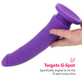 PinkCherry Premium 7.5 Inch Purple Silicone Realistic Dildo - Tophatter's Adult Sex Toys Online Dildo Sex Toys > Realistic Dildos - Tophatter Daily Deals