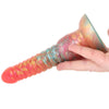 Colours Stacked 6 Inch Dildo in Red/Gold Dildo Sex Toys > Non-Phallic Dildos - Tophatter Daily Deals