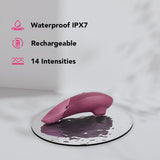 Womanizer Next 3D Pleasure Air Stimulator in Dusty Pink Vibrators > Clitoral Stimulators - Tophatter Daily Deals