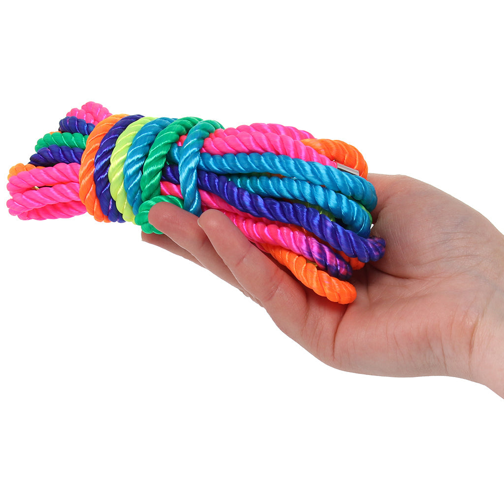 Master Series Rainbow Rope in 16'/4.8m - Tophatter's Adult Sex Toys Online Bondage and Fetish > Restraints - Tophatter Daily Deals