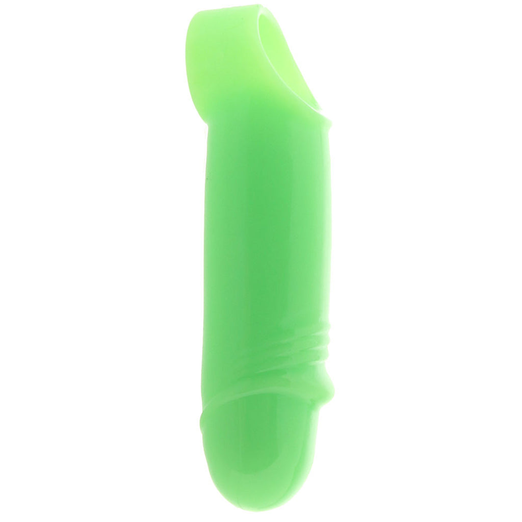 Ouch! Glow In The Dark Thick Smooth Penis Sleeve - Tophatter's Adult Products Male Enhancement > Extenders and Sleeves - Tophatter Daily Deals