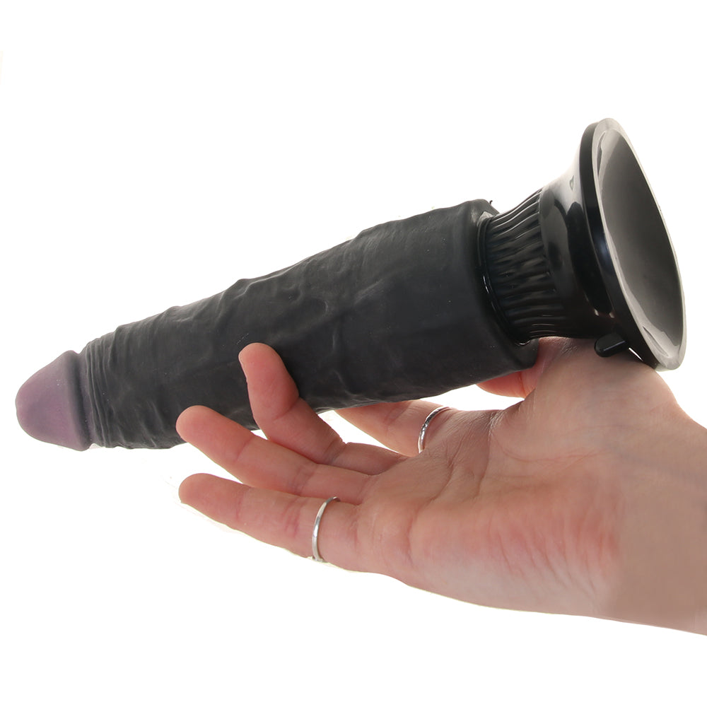 Real Feel Deluxe 7 Inch Vibrating Wall Banger Dildo in Blac Vibrators > Realistic Vibrator Dildos - Tophatter Daily Deals