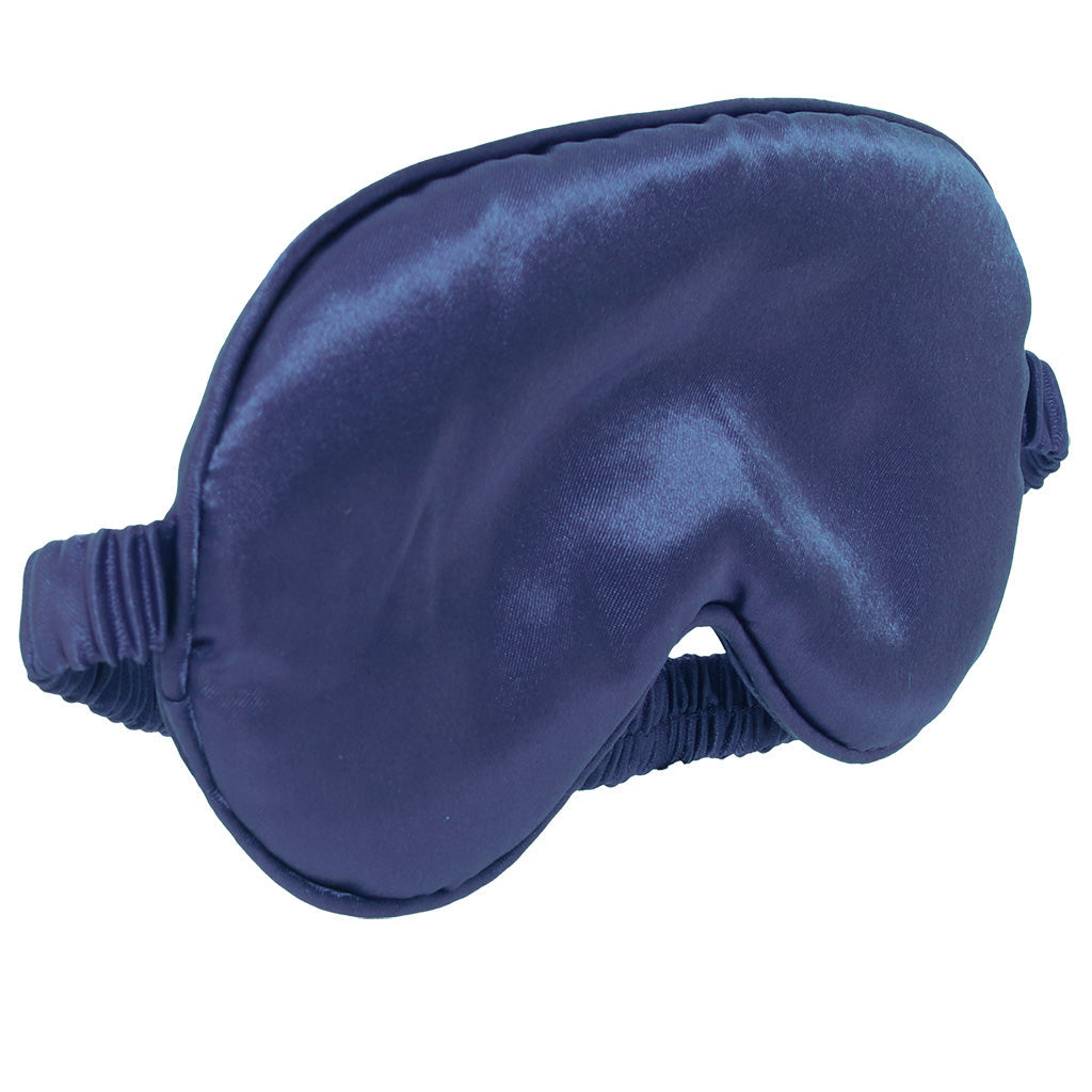 Ouch! Satin Blindfold in Navy Blue Bondage and Fetish > Pleasure Masks and Dress Up Play - Tophatter Daily Deals