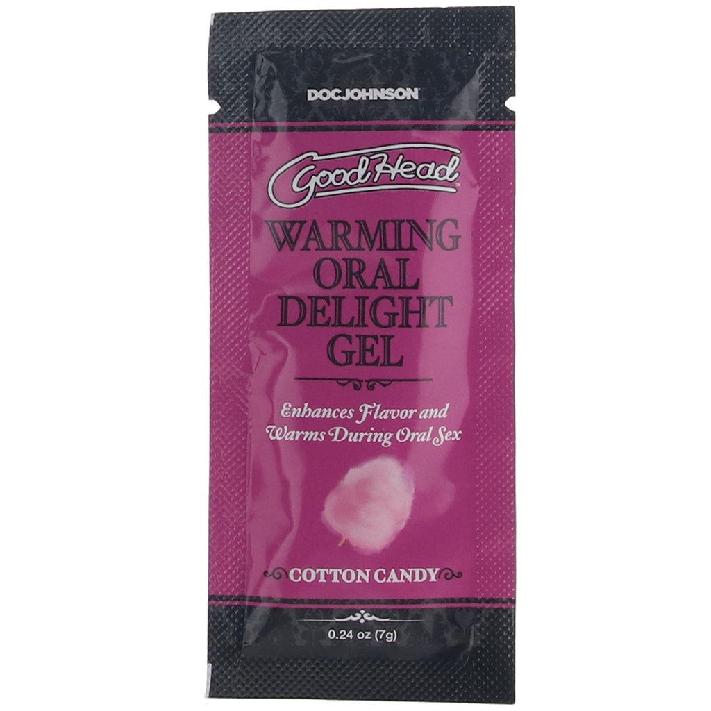 GoodHead Warming Oral Delight Gel .24oz in Cotton Candy - Tophatter's Adult Products Lubes and Lotions > Female Enhancement - Tophatter Daily Deals