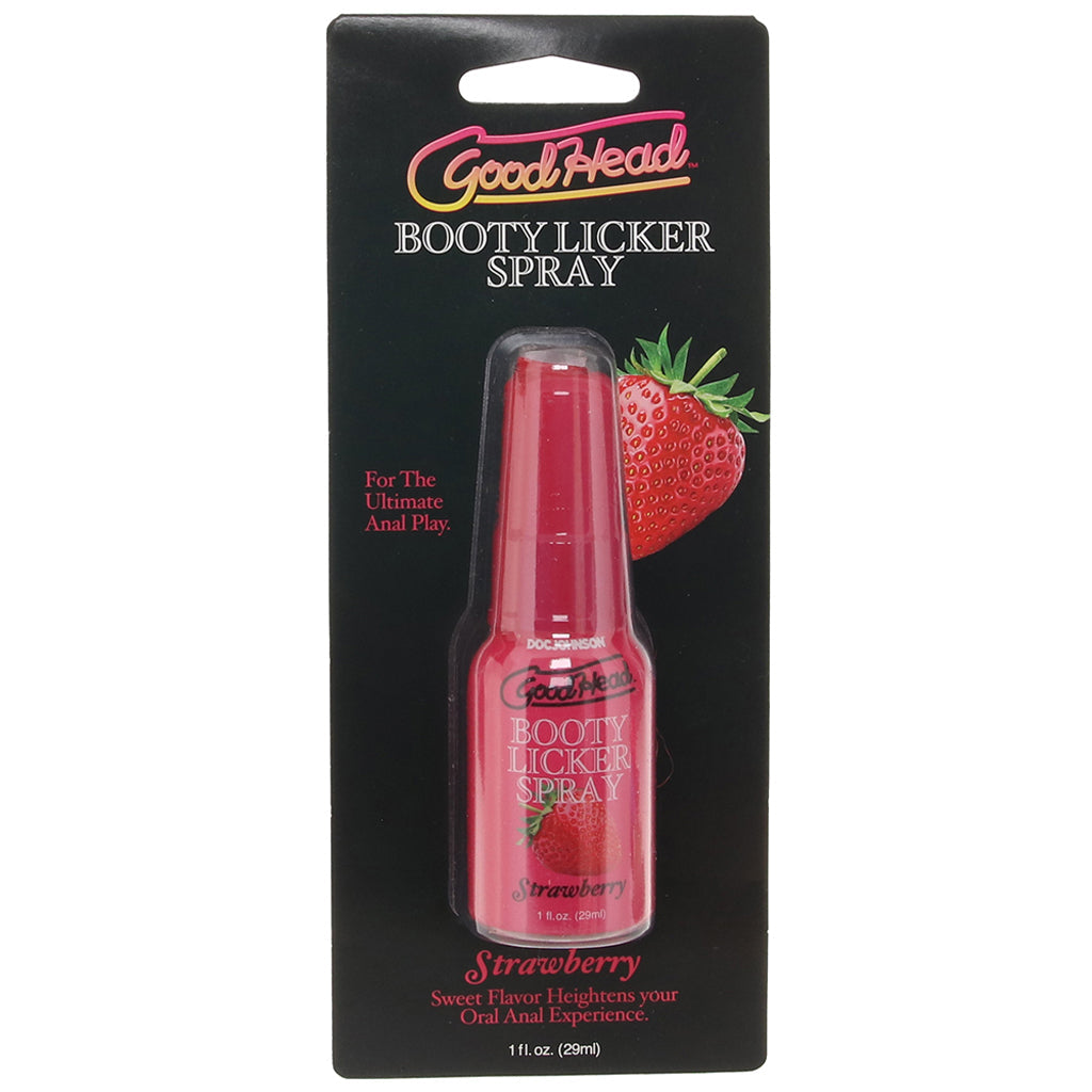 GoodHead Booty Licker Spray 1fl.oz/29ml in Strawberry Lubes and Lotions > Flavored Sex Lubes - Tophatter Daily Deals