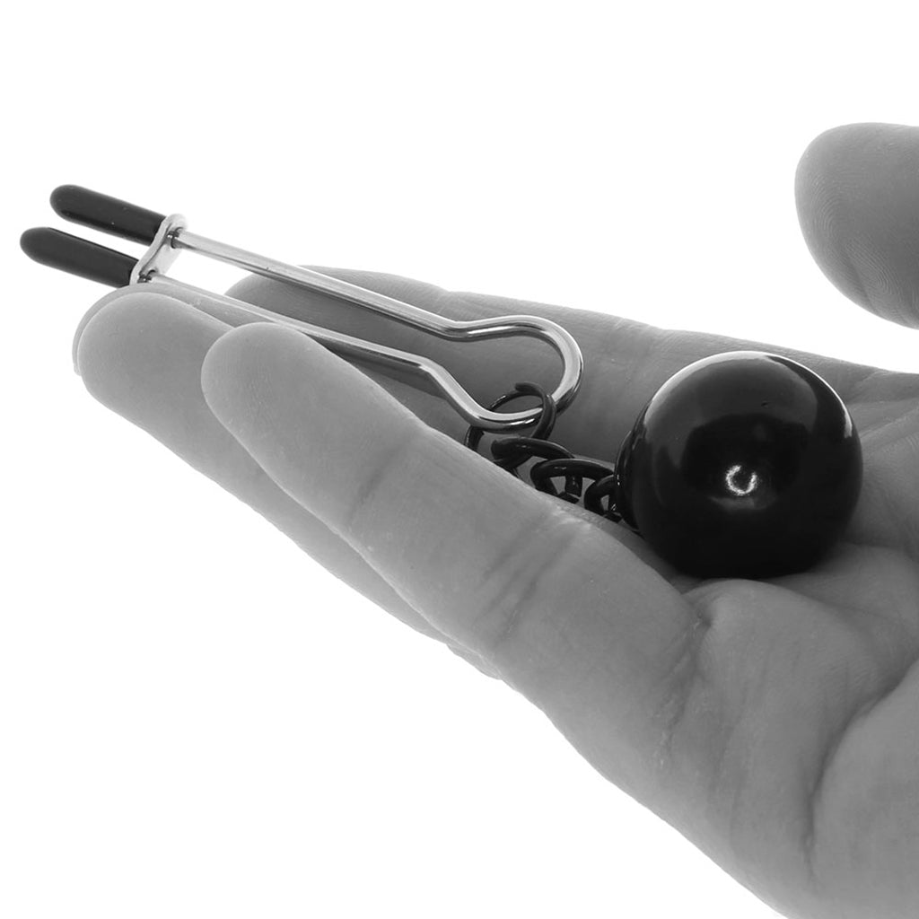 Nipple Grips Weighted Tweezer Nipple Clamps - Tophatter's Adult Products Bondage and Fetish > Nipple Stimulators & Clamps - Tophatter Daily Deals