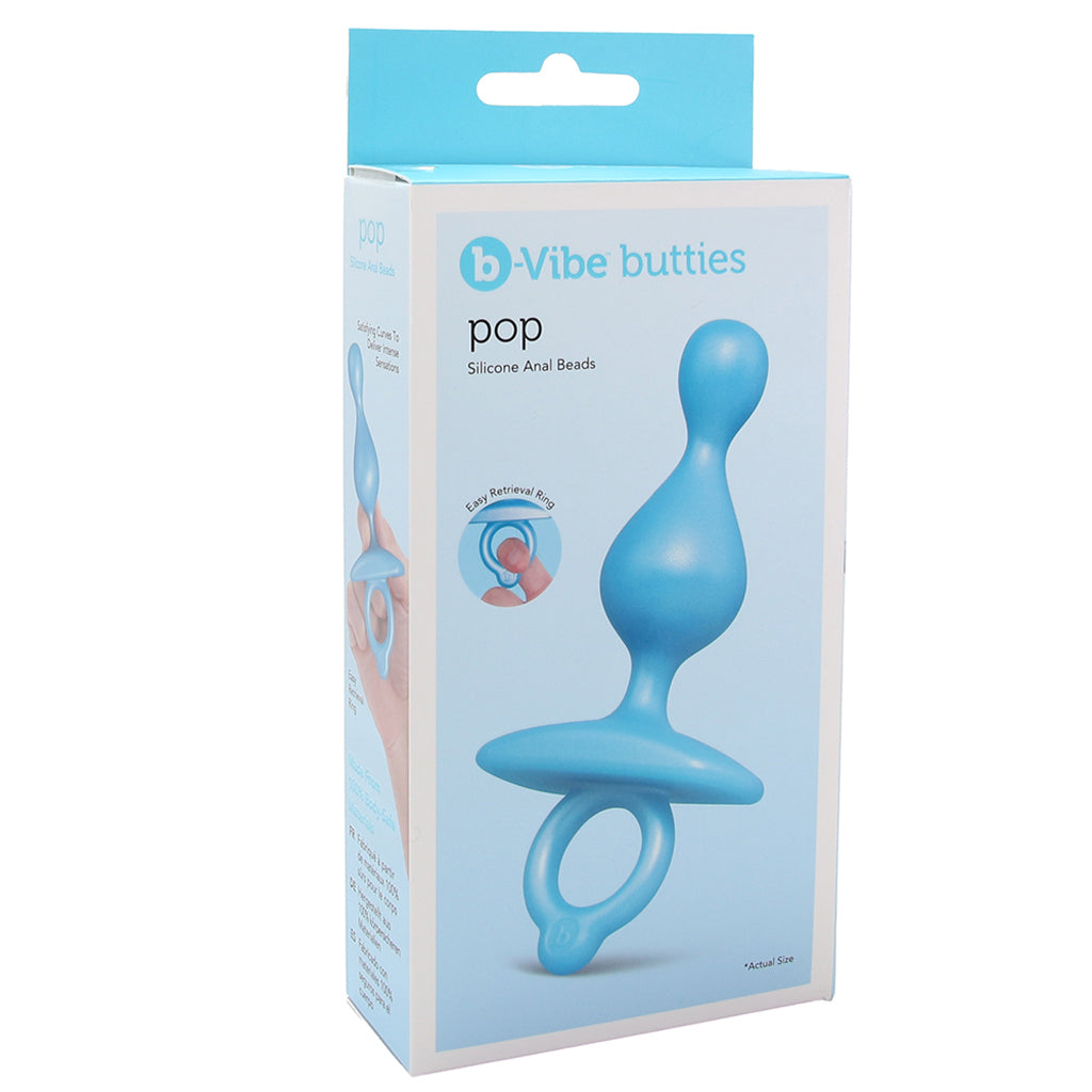 b-Vibe Butties Pop Silicone Anal Beads - Tophatter's Adult Sex Toys Online Anal Sex Toys > Butt Plugs - Tophatter Daily Deals