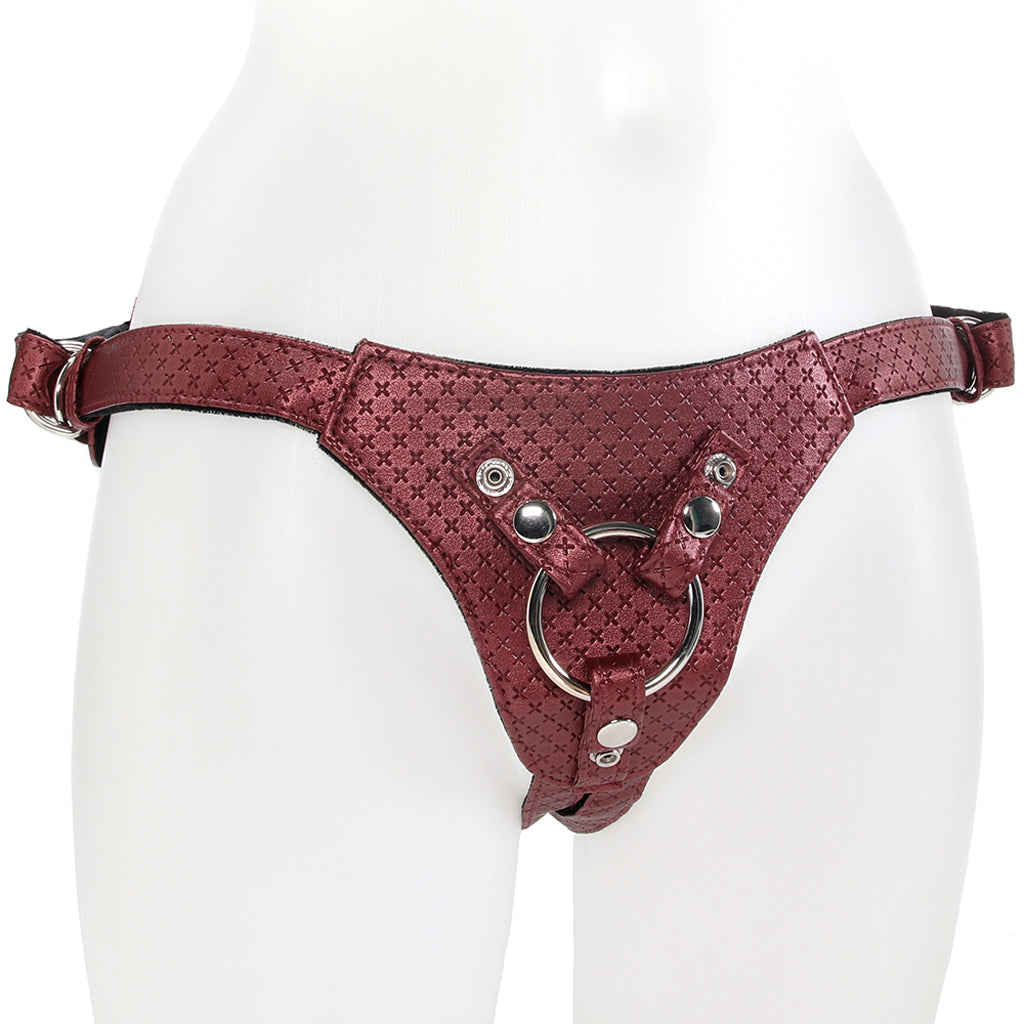 Her Royal Harness The Regal Queen in Red - Tophatter's Adult Products Dildo Sex Toys > Strap-On and Harnesses - Tophatter Daily Deals
