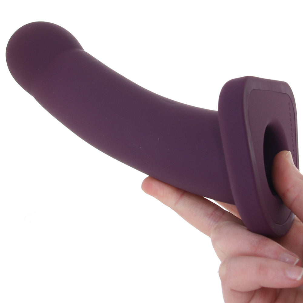 Banx 8 Inch Hollow Silicone Dildo in Plum - Tophatter's Adult Products Dildo Sex Toys > G-Spot Dildos - Tophatter Daily Deals