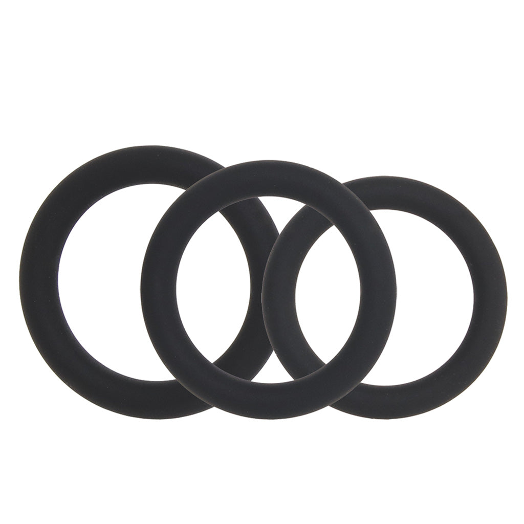 LEVELZ 3 Piece Classic Cock Ring Set in XS-M Cock Rings - Tophatter Daily Deals