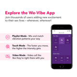We-Vibe Chorus Pro Couples Vibe in Satin Black Vibrators > G-Spot Vibrators - Tophatter Daily Deals