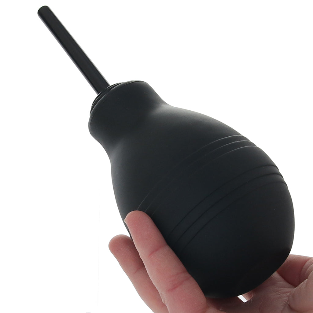 One-Way Anal Douche in Black - Tophatter's Adult Products Anal Sex Toys > Douche and Enema - Tophatter Daily Deals