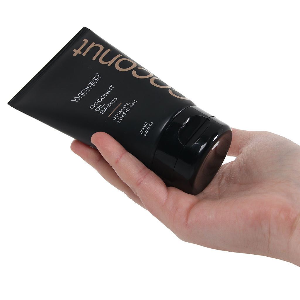 Coconut Oil Based Lube in 4oz/120ml Lubes and Lotions > Oil Based Sex Lubes - Tophatter Daily Deals