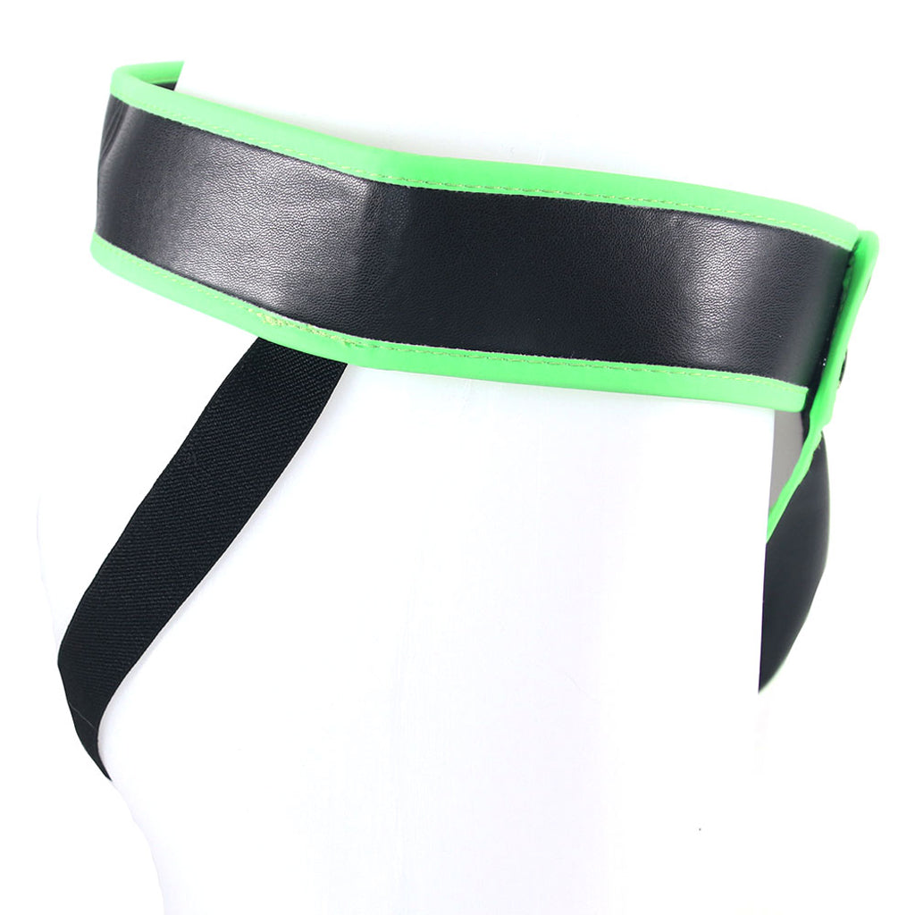 Ouch! Glow In The Dark Striped Pouch Jock Strap /XL Bondage and Fetish > Men's Bondage Wear - Tophatter Daily Deals
