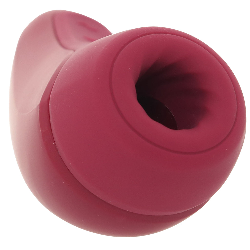 Satisfyer Curvy 1+ Air Pulse Stimulator in Rose Red Vibrators > Clitoral Stimulators - Tophatter Daily Deals