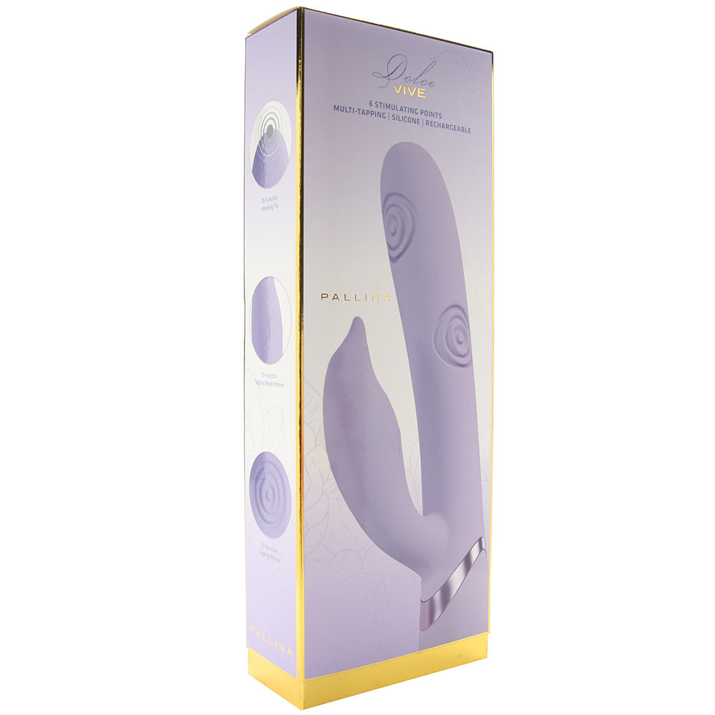 Dolce Vive Pallina Tapping Rabbit Vibe - Tophatter's Adult Sex Toys Online Vibrators > Rabbit Vibrators - Tophatter Daily Deals