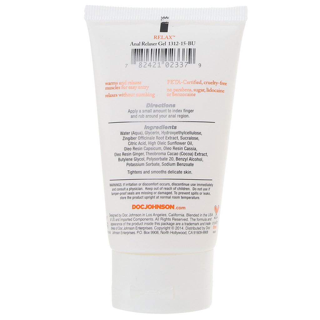 Relax Anal Relaxer in 2oz/56g Lubes and Lotions > Water Based Sex Lubes - Tophatter Daily Deals