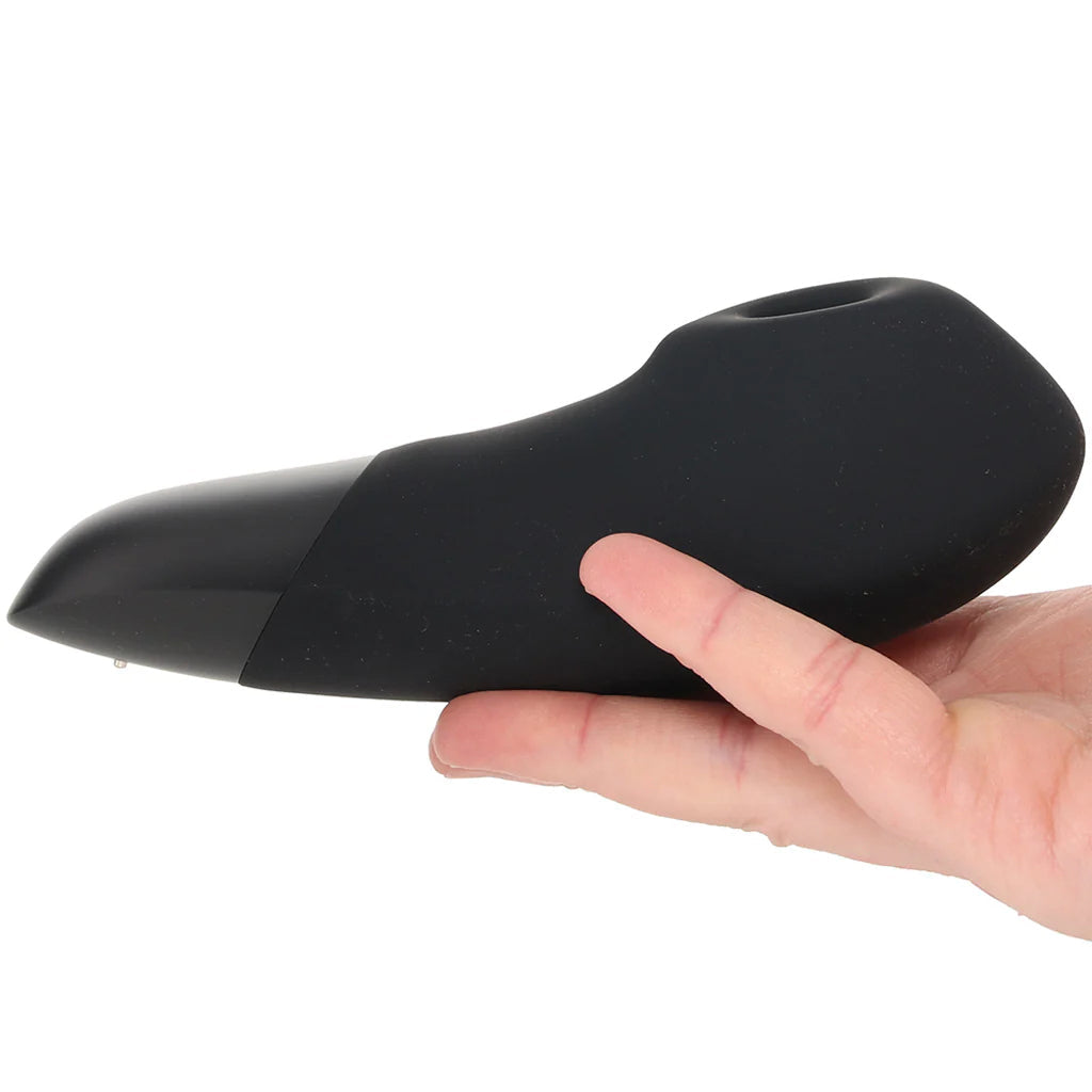 Womanizer Enhance Pleasure Air Vibe in Black Vibrators > Clitoral Suction & Stimulation - Tophatter Daily Deals