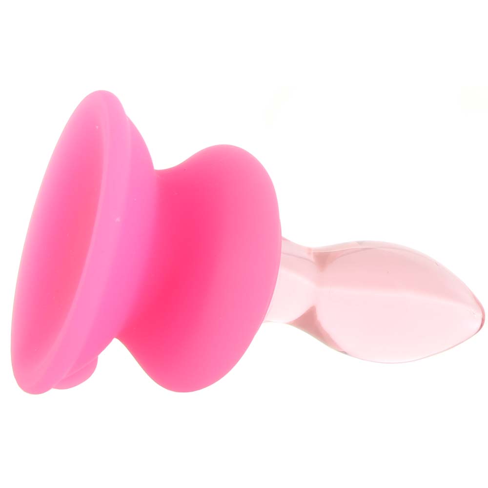 Icicles No. 90 Glass Plug in Pink - Tophatter's Adult Sex Toys Online Anal Sex Toys > Butt Plugs - Tophatter Daily Deals