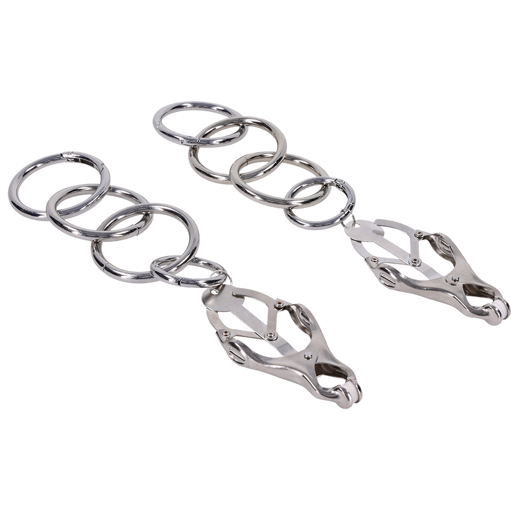 Edge Tuggable Clover Clamps Bondage and Fetish > Nipple Stimulators & Clamps - Tophatter Daily Deals
