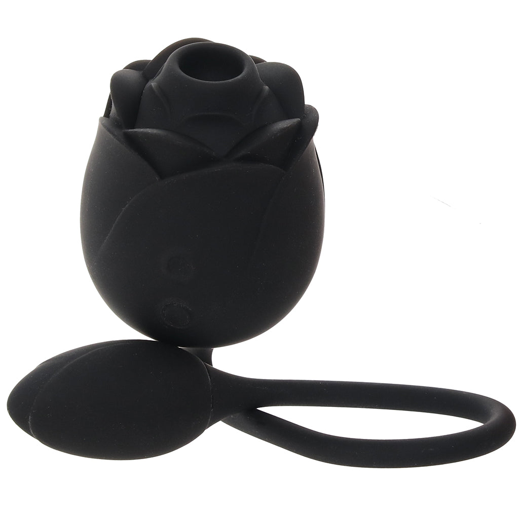 Dark Blushing Rose with Vibrating Egg - Tophatter's Adult Sex Toys Online Vibrators > Clitoral Stimulators - Tophatter Daily Deals