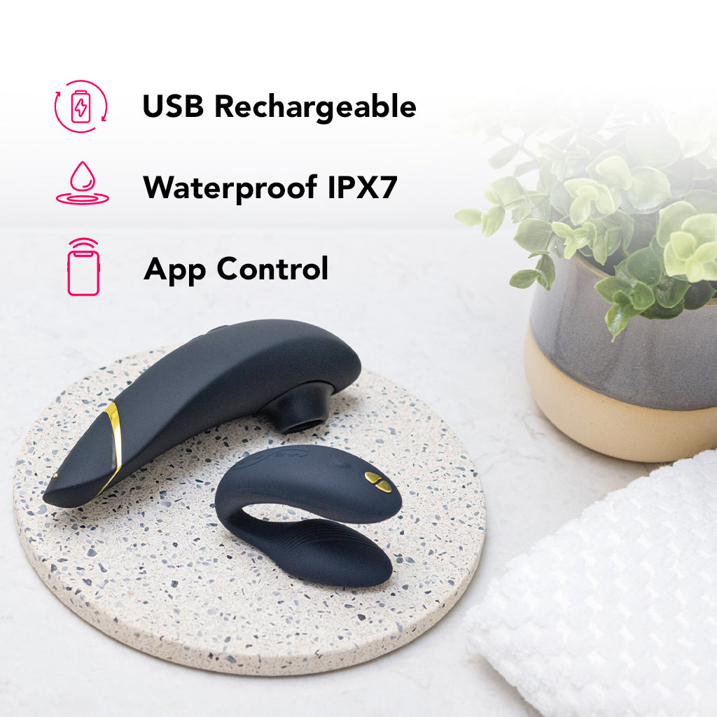 We-Vibe + Womanizer Golden Moments Limited Edition Vibrators > Clitoral Stimulators - Tophatter Daily Deals