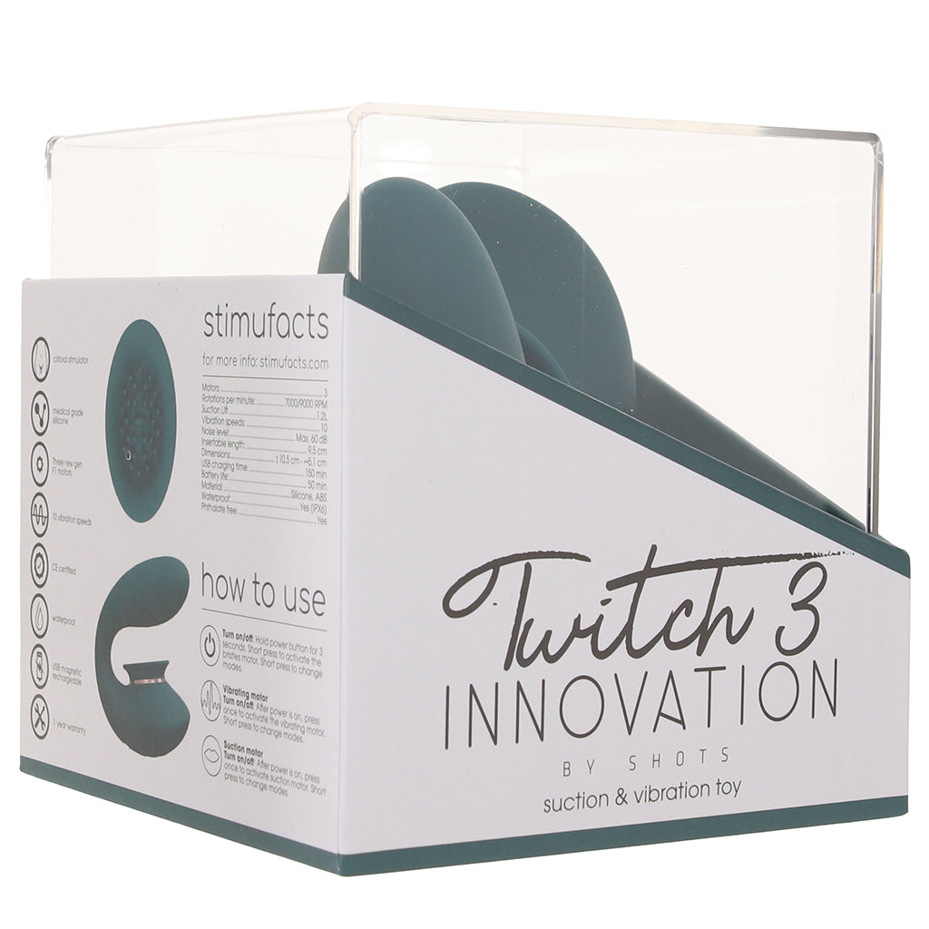 Twitch 3 Innovation G-Spot and Suction Vibe in Green Vibrators > G-Spot Vibrators - Tophatter Daily Deals