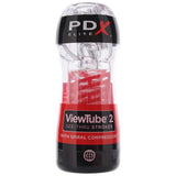 PDX Elite ViewTube 2 See-Thru Stroker Male Masturbators > Discreet Masturbators - Tophatter Daily Deals