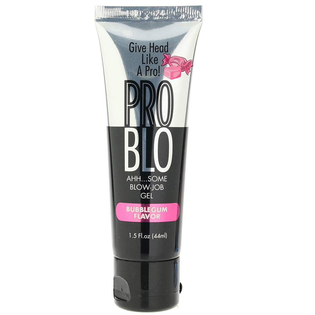 Pro Blo Flavored Oral Gel 1.5oz/44ml in Bubblegum - Tophatter's Adult Products Lubes and Lotions > Female Enhancement - Tophatter Daily Deals