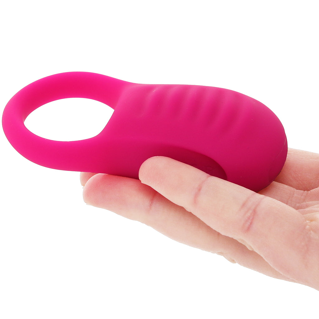 Basic Essentials Ridge Rider Vibrating Cock Ring Cock Rings - Tophatter Daily Deals