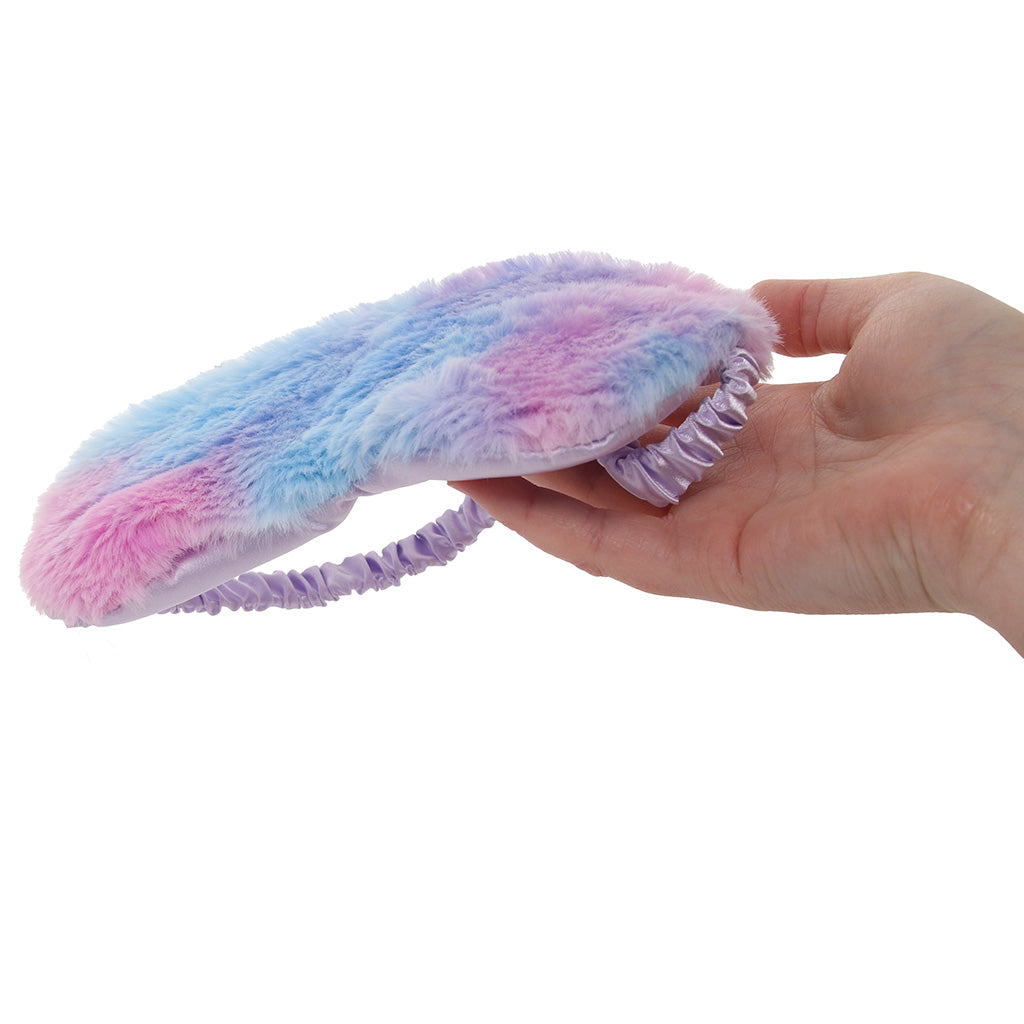Ouch! Fluffy Blindfold in Multi-Colour Bondage and Fetish > Pleasure Masks and Dress Up Play - Tophatter Daily Deals