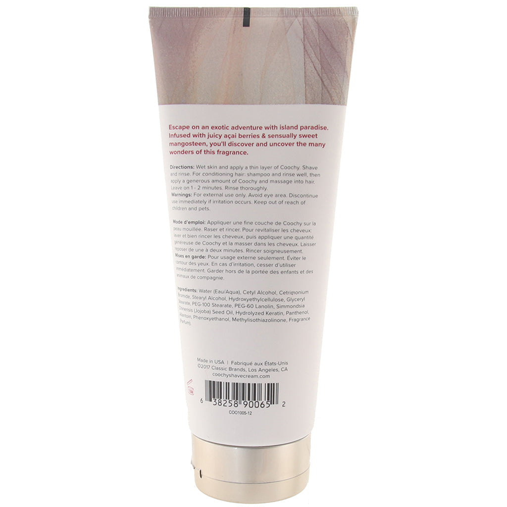 Coochy Shave Cream 12.5oz/370ml in Island Paradise Lubes and Lotions > Hair & Skincare - Tophatter Daily Deals