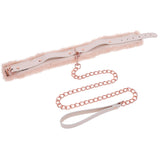 S&M Peaches 'n CreaMe Fur Collar and Leash Bondage and Fetish > Leashes and Collars - Tophatter Daily Deals