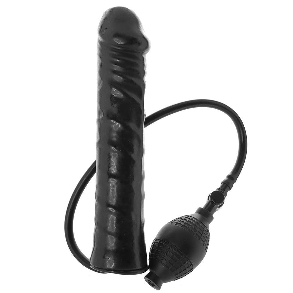 Inflatable Stud 9.5 Inch Dildo in Black - Tophatter's Adult Products Dildo Sex Toys > Realistic Dildos - Tophatter Daily Deals