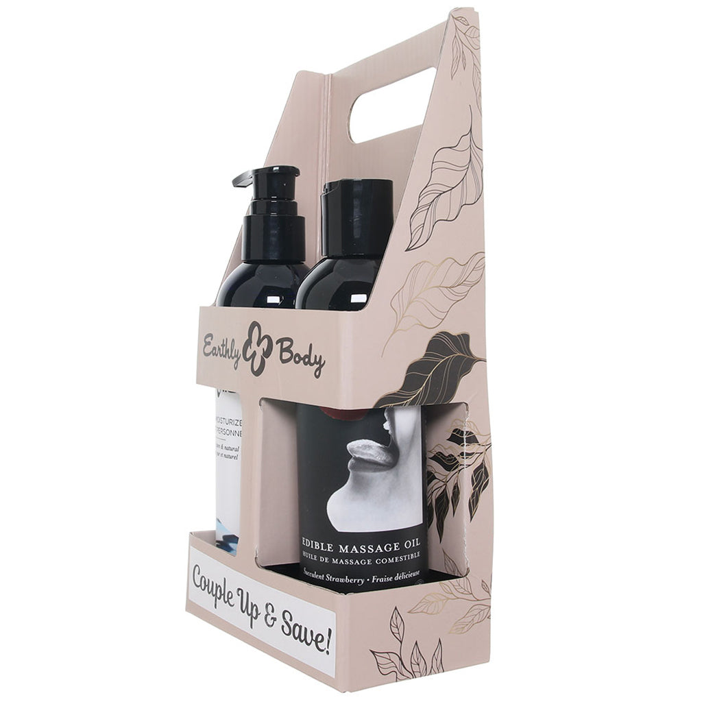 Hemp Seed Better Together Set in Succulent Strawberry Lubes and Lotions > Flavored Sex Lubes - Tophatter Daily Deals