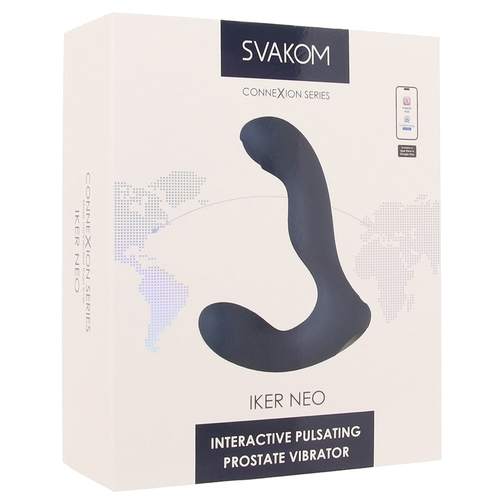 Iker Neo Interactive Prostate Vibe in Navy Blue - Tophatter's Vibrator Deals Online Anal Sex Toys > Prostate Massagers - Tophatter Daily Deals