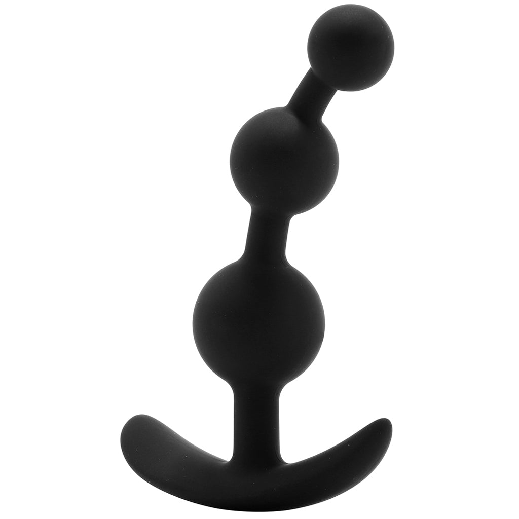 Luxe Be Me 3 Silicone Anal Beads in Black - Tophatter's Adult Products Anal Sex Toys > Anal Beads - Tophatter Daily Deals