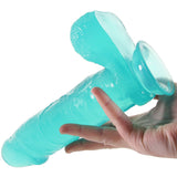 B Yours Plus Mount n’ Moan 9 Inch Ballsy Dildo in Teal - Tophatter's Adult Products Dildo Sex Toys > Realistic Dildos - Tophatter Daily Deals
