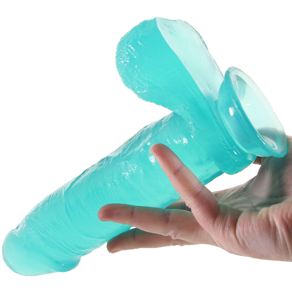 B Yours Plus Mount n’ Moan 9 Inch Ballsy Dildo in Teal - Tophatter's Adult Products Dildo Sex Toys > Realistic Dildos - Tophatter Daily Deals