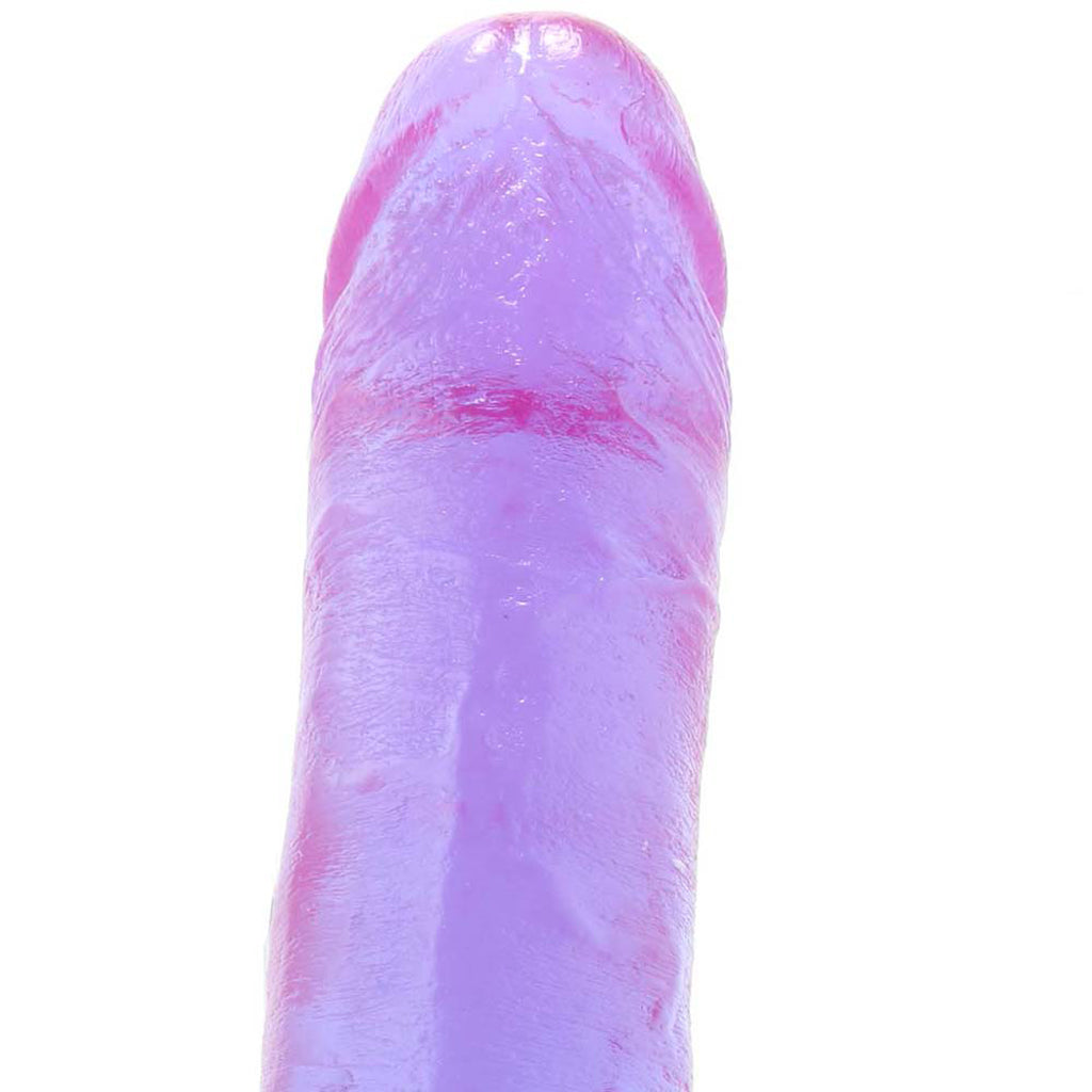 Crystal Jellies 8 Inch Realistic Ballsy Cock in Purple - Tophatter's Adult Products Dildo Sex Toys > Realistic Dildos - Tophatter Daily Deals