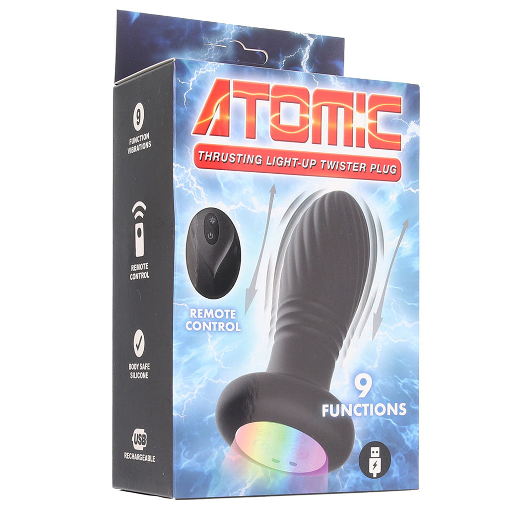 Atomic Thrusting Light-Up Plug Anal Sex Toys > Butt Plugs - Tophatter Daily Deals